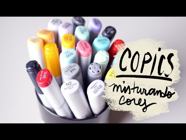 Como usar Copic Markers: Misturando cores