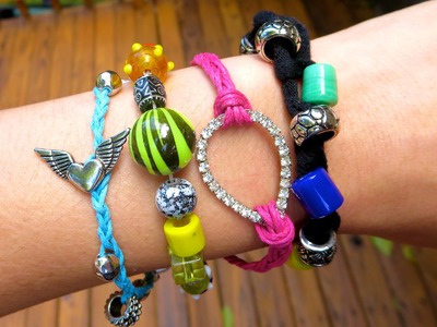DIY Faça você mesmo: Pulseiras - Bracelets