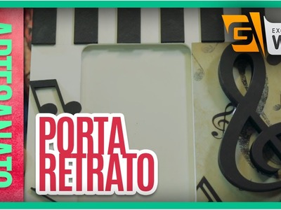 Artesanato na Web - Porta-retrato Customizado