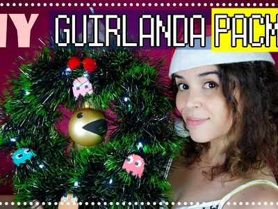 DIY Guirlanda Pacman - Decor de Natal | Keityland