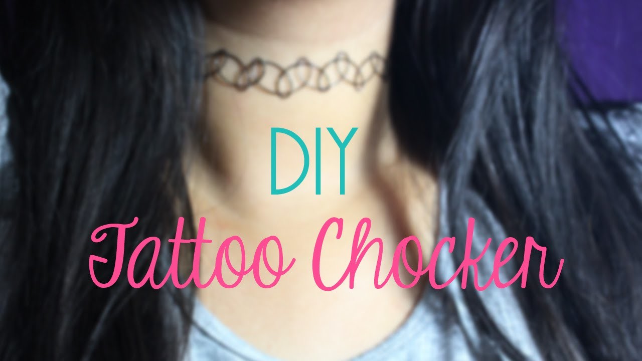 DIY Tattoo Chocker