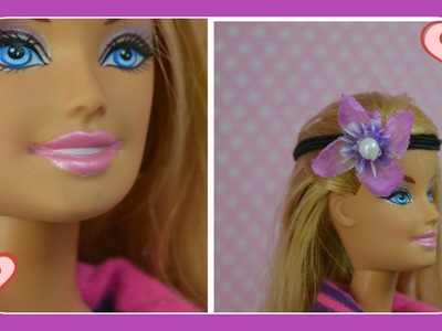 Barbie como fazer tiaras headband para bonecas