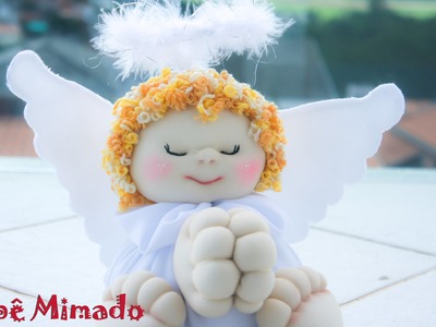 Boneca de Pano:Como fazer um Anjo - Parte 1 - bebe mimado