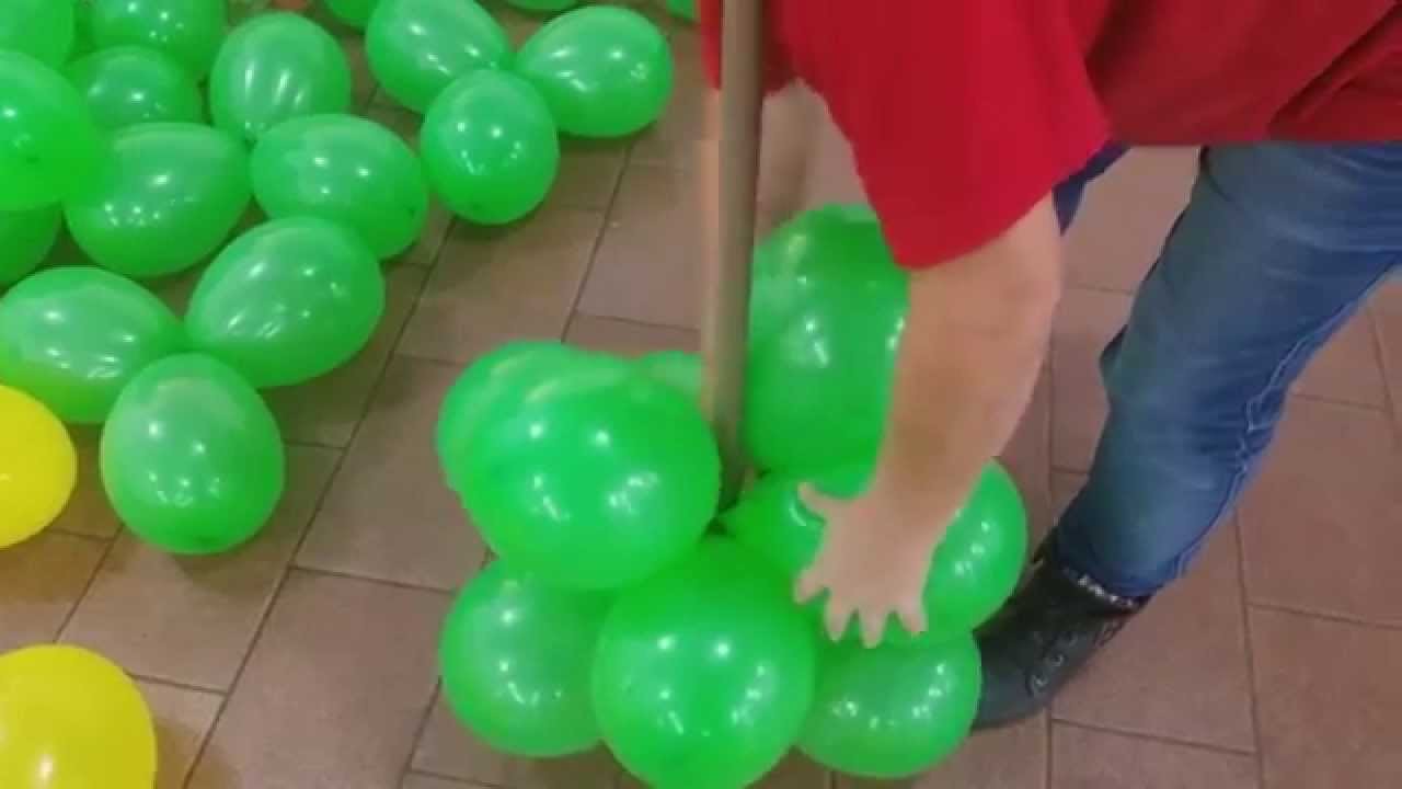 Fazendo arranjo de balão para decoraçao de festa infantil muito facil (SUZY FESTA DECORAÇAO