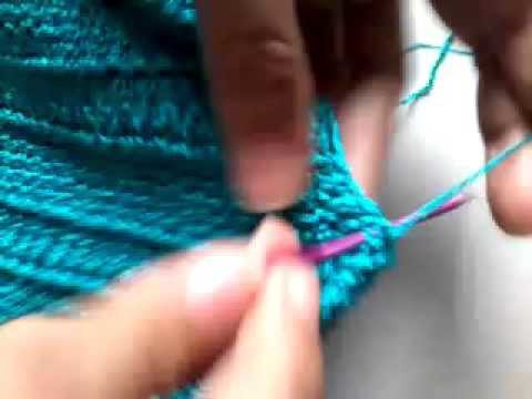 1  Parte  Vestido  de Croche -AZUL TURQUEZA - BELÍSSIMO