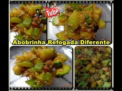 Abobrinha Refogada Diferente Sabor Pizza com Déby & Ian :)