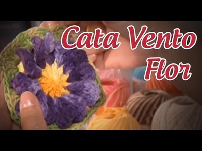 Flor Cata Vento em crochê (passo a passo) - Cristina Luriko