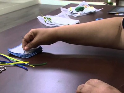 Mulher.com 28.03.2014 - Bico com Croche e fitas entreleçadas por Selma Cruz Parte 1