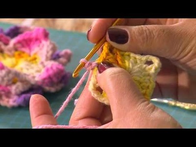 Programa Arte que Faz   Flor em crochê   Maria José