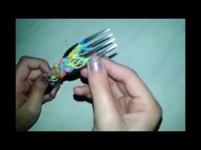Como fazer pulseiras rainbow loom do tipo escamas de dragão