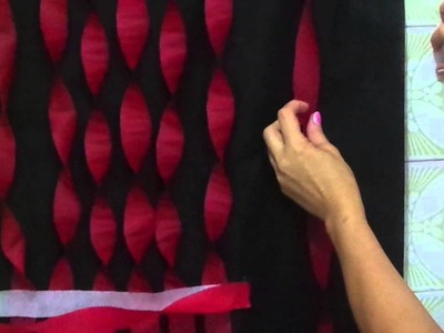 DIY Como fazer Painel Cortina Torcida de Papel Crepom para decoração de festas(como enrolar o papel)