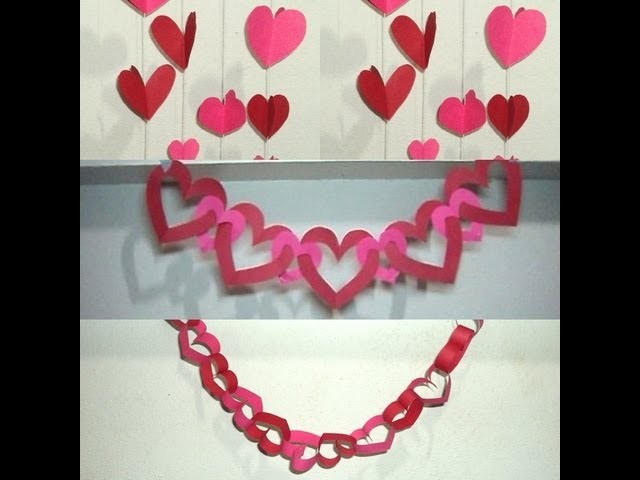 DIY Dia dos Namorados (decoração com corações)