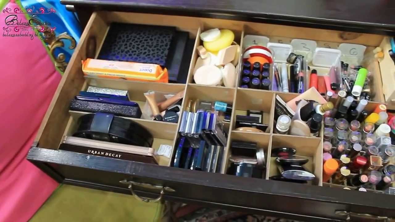 DIY ❤ Organizador de maquilhagem