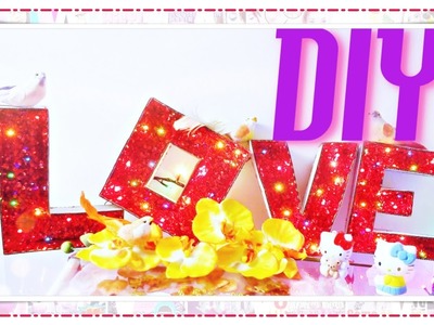 FUNDO PARA VIDEOS ❤ LETRAS COM PISCA PISCA | DIY