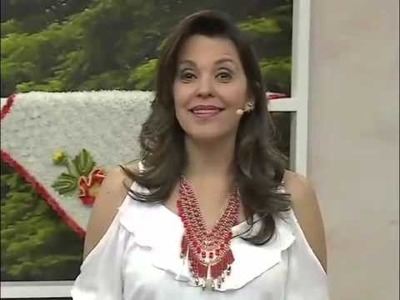 Programa Arte Brasil - Flor em Crochê Tapete Hexágono - Maria José