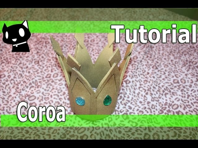 Tutorial: Como fazer uma coroa. crown