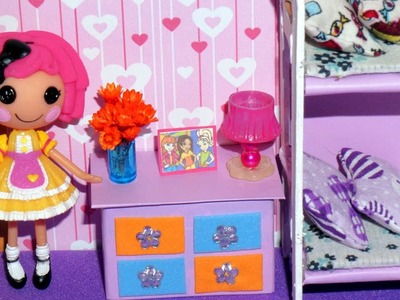 Como fazer cômoda para mini boneca (Polly, Princesas, Lalaloopsy etc)