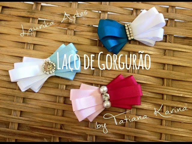 Laço de Gorgurão  by Tatiana Karina (Hair bow)
