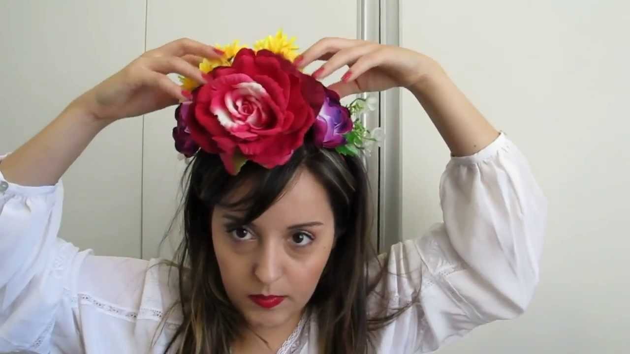 DIY: Coroa de flores Frida Kahlo