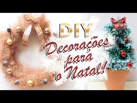 DIY Decorações para o Natal