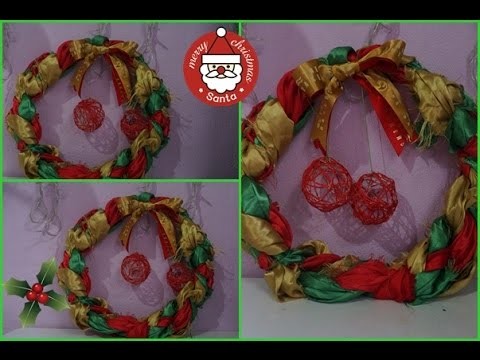 DIY: Guirlanda de natal feita com retalhos