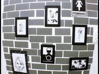 DIY: PAREDE DE TIJOLOS