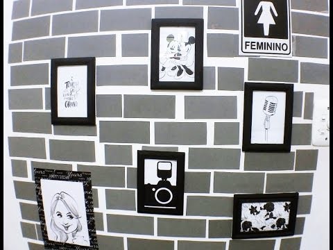 DIY: PAREDE DE TIJOLOS