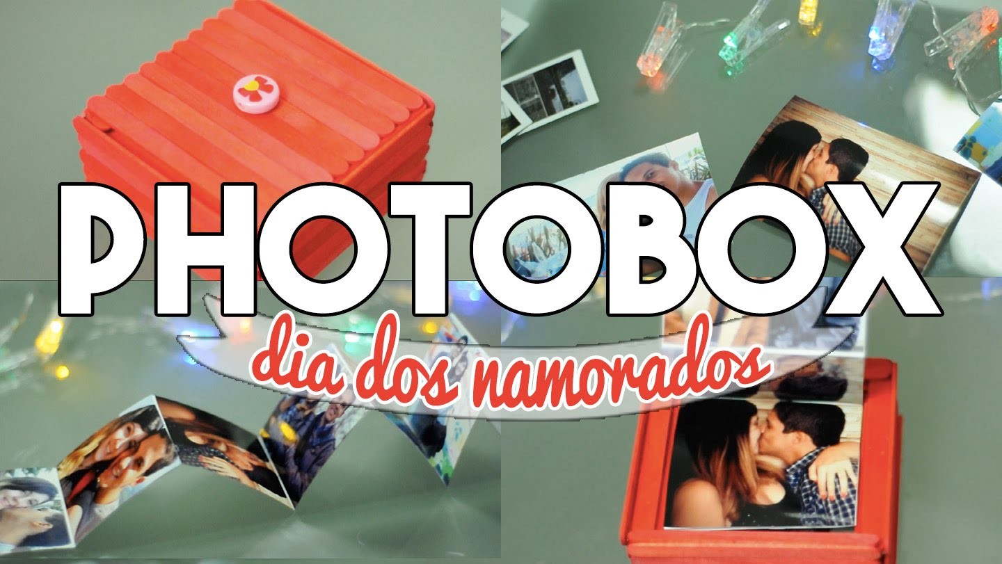 DIY :: PHOTOBOX - Presente para Namorado ❤ #diydoamor