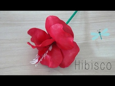 Flor de Hibisco de EVA