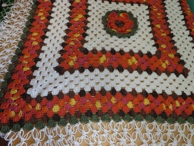 Crochet Colcha o Cobija Para Bebe Con Granny Square