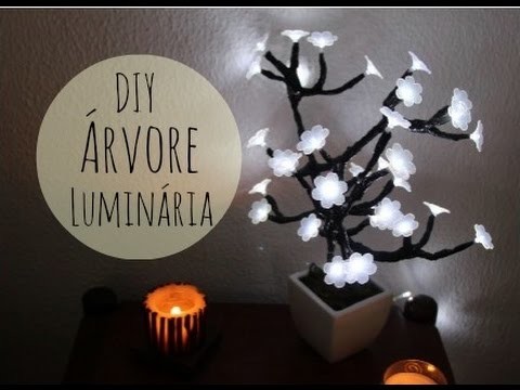 DIY - Árvore Luminária - Imaginarium - por Raquel Guimarães