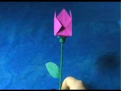 Como Fazer Origami #28 FLOR com BOMBOM Parte 01