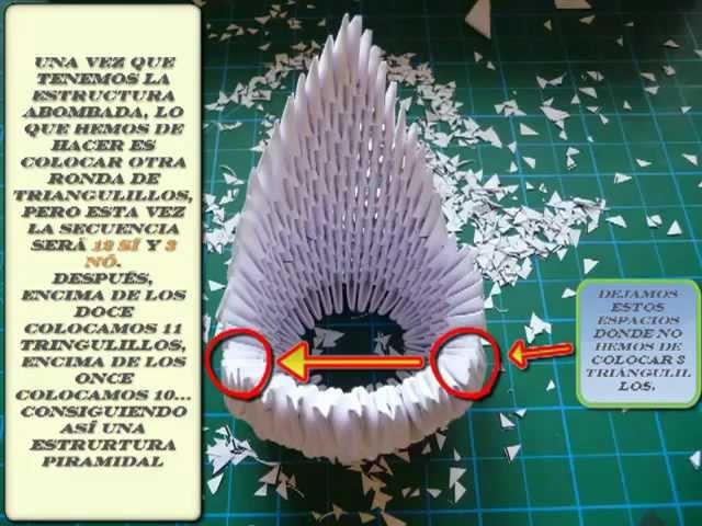 Origami "cisne-fénix" fantástico (de papel)