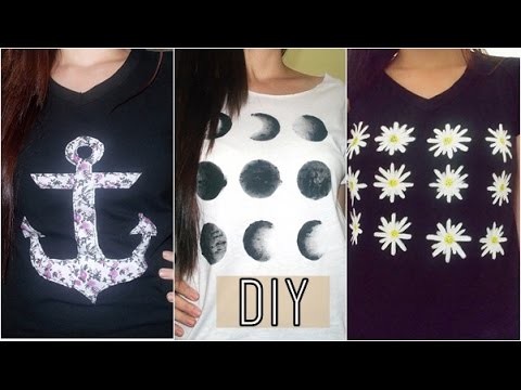 3 DIY em 1: Estampa de Camisetas