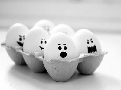 Manualidad de Halloween: Huevos Fantasma