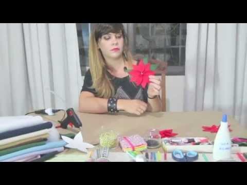 Flor de Natal - Bico de Papagaio - DIY ( Faça-Você