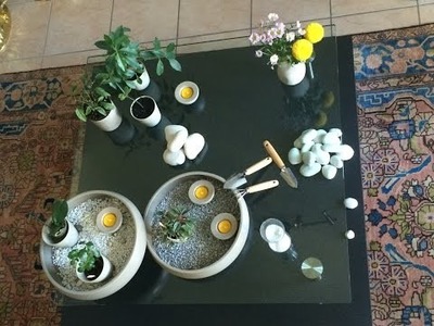 TUTORIAL - DIY - Como fazer um Jardinzinho Zen