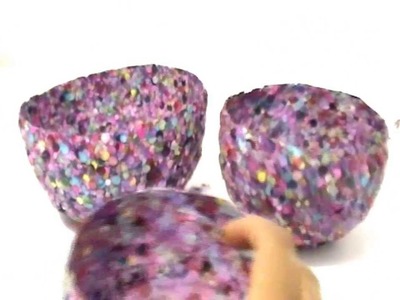 Recipientes de confeti