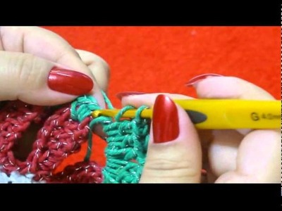 CROCHE - HEXÁGONO NATALINO