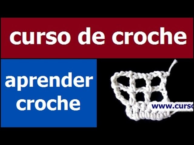 CURSO DE CROCHE AULA 074.081 AUMENTOS DO CROCHE FILÉ 2