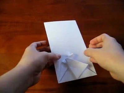 Origami - Cartão com grou (tsuru) - 2