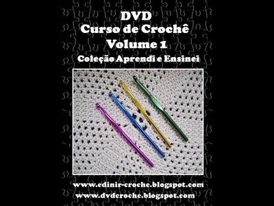 DVD CURSO DE CROCHÊ VOLUME 1