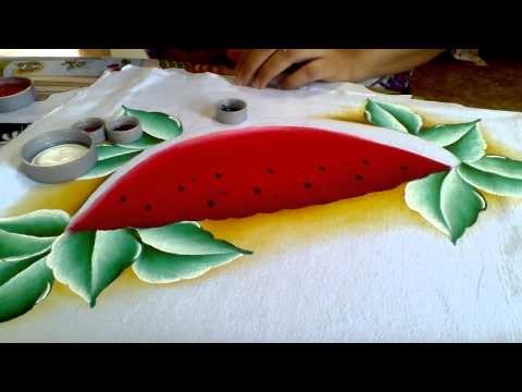Ensinando a pintar melancia com lia ribeiro