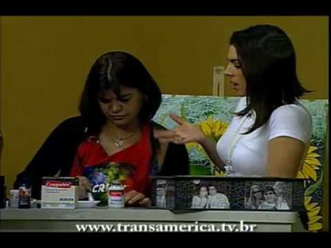 Tv Transamérica -  Técnica: fotos craqueladas Parte 1