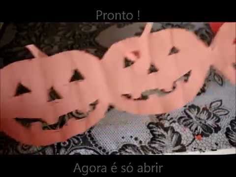 DIY: Bandeirinha Abóbora