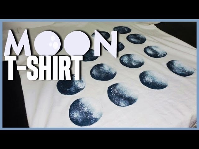 DIY Camiseta Fases da Lua. Moon T-shirt
