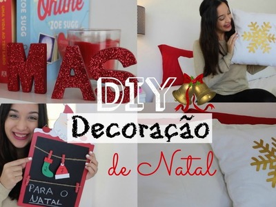 DIY ♥ Decoração de Natal & Ideias Baratas ! Holiday Room Decor