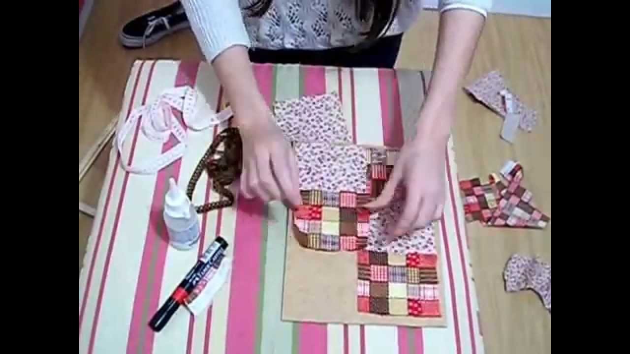 DIY: Quadro patchwork
