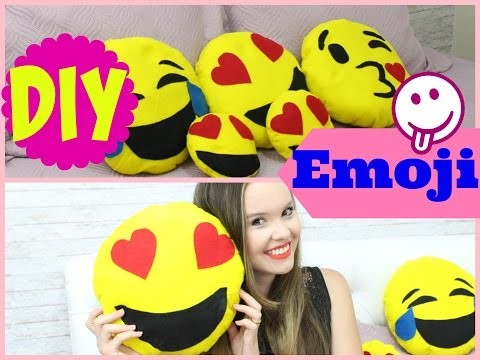 DIY: Almofadas Emoji do Whatsapp - Muito Fofo!