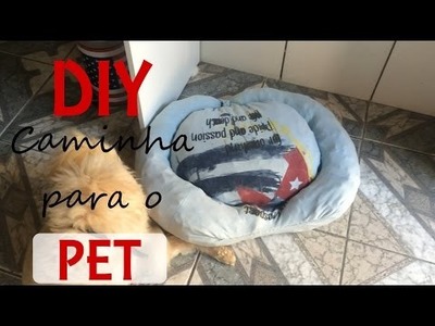 DIY Caminha para o PET Com Camisa de Manga